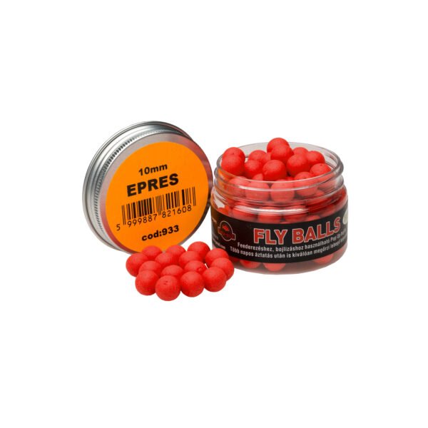 Erdbeerfliegenbälle fluoreszierend 10 mm - 30 g