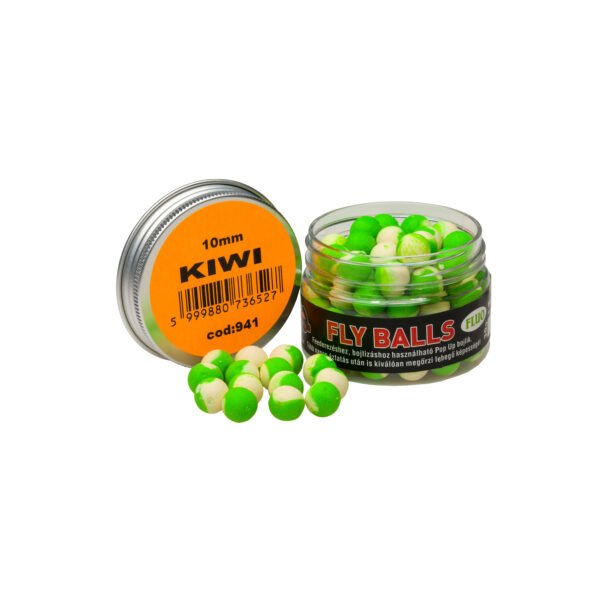 flyballs-kiwi-10mm Kiwi Flyballs Fluo 10 mm - 30 g
