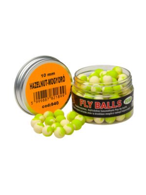 Haselnuss-Fliegenkugeln fluoreszierend 10 mm - 30 g
