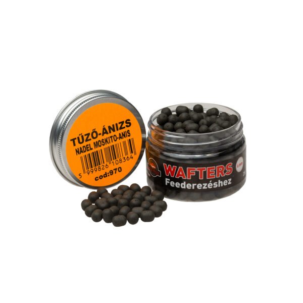 Tűző-Ánizs BLACK feeder wafters 6mm - 25g